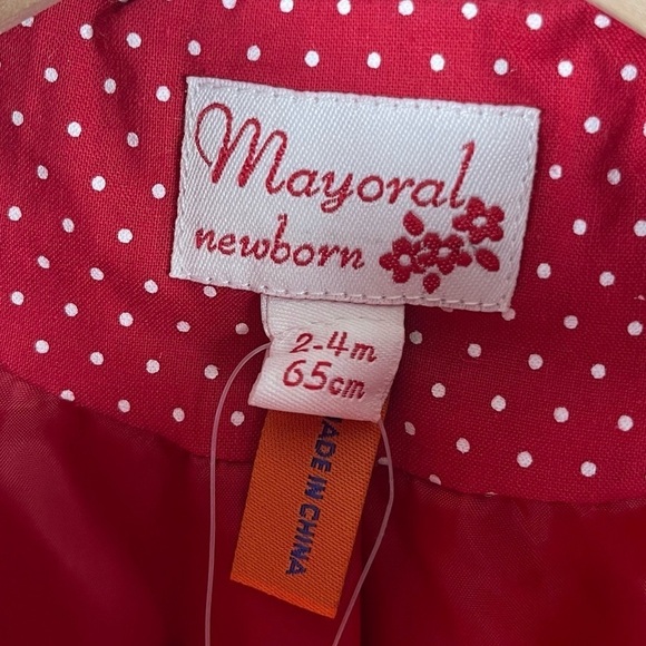 NEW Mayoral Newborn 2-4 Months PeaCoat Retro Formal Winter Holiday - Picture 5 of 9